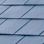 Slate roofing tiles showcasing a textured surface, emphasizing durability and historic preservation relevant to Pittsburgh's architectural heritage.