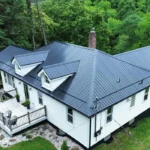 Metal roofing on a residential home in Pittsburgh, PA