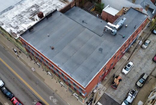 Commercial project in Pittsburgh, PA.