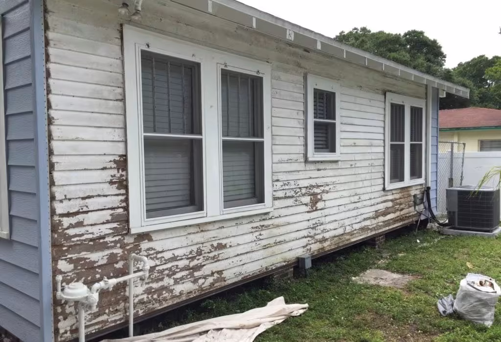 Old Aluminum Siding