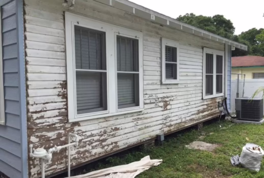 Old Aluminum Siding