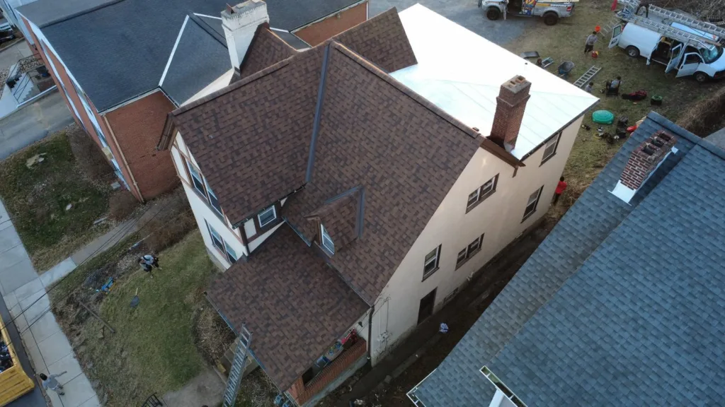 Atlas roof in Burnt Hickory by Malick Brothers Exteriors in Bellevue