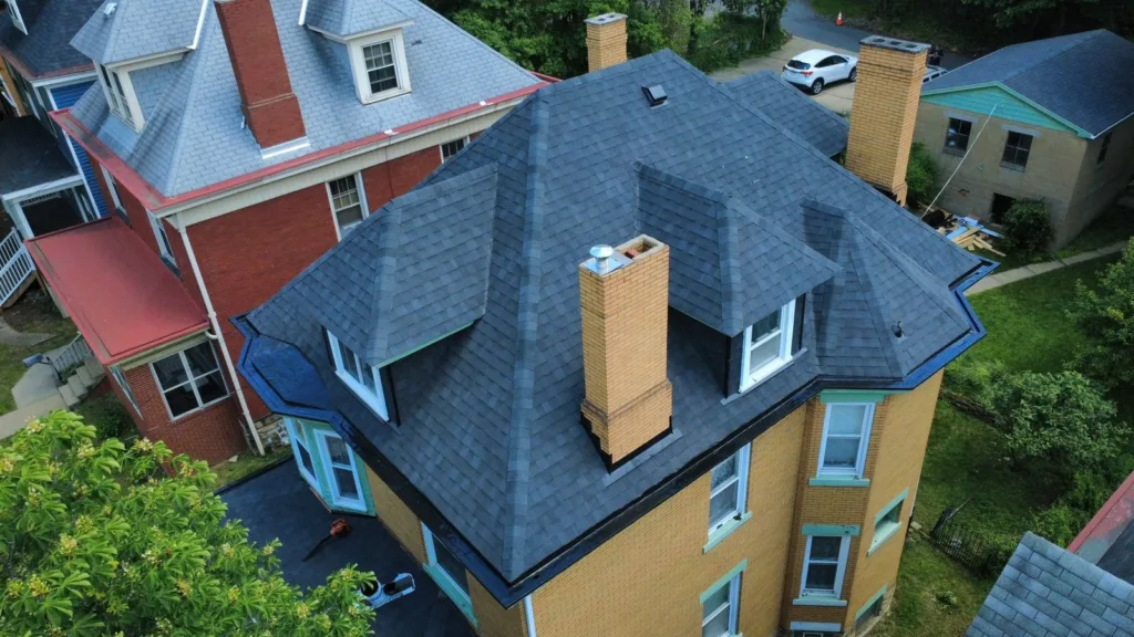 Roof job by Malick Brothers Exteriors in Bellevue