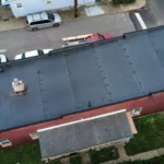 Commercial flat roof by Malick Brothers Exteriors in the Pittsburgh area