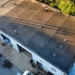 Commercial flat roof by Malick Brothers Exteriors in the Pittsburgh area