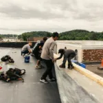 Flat roof installed by Malick Brothers Exteriors in Pittsburgh