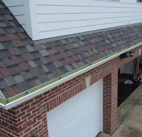 Gutters and downspouts installed by Malick Brothers Exteriors in the Pittsburgh area