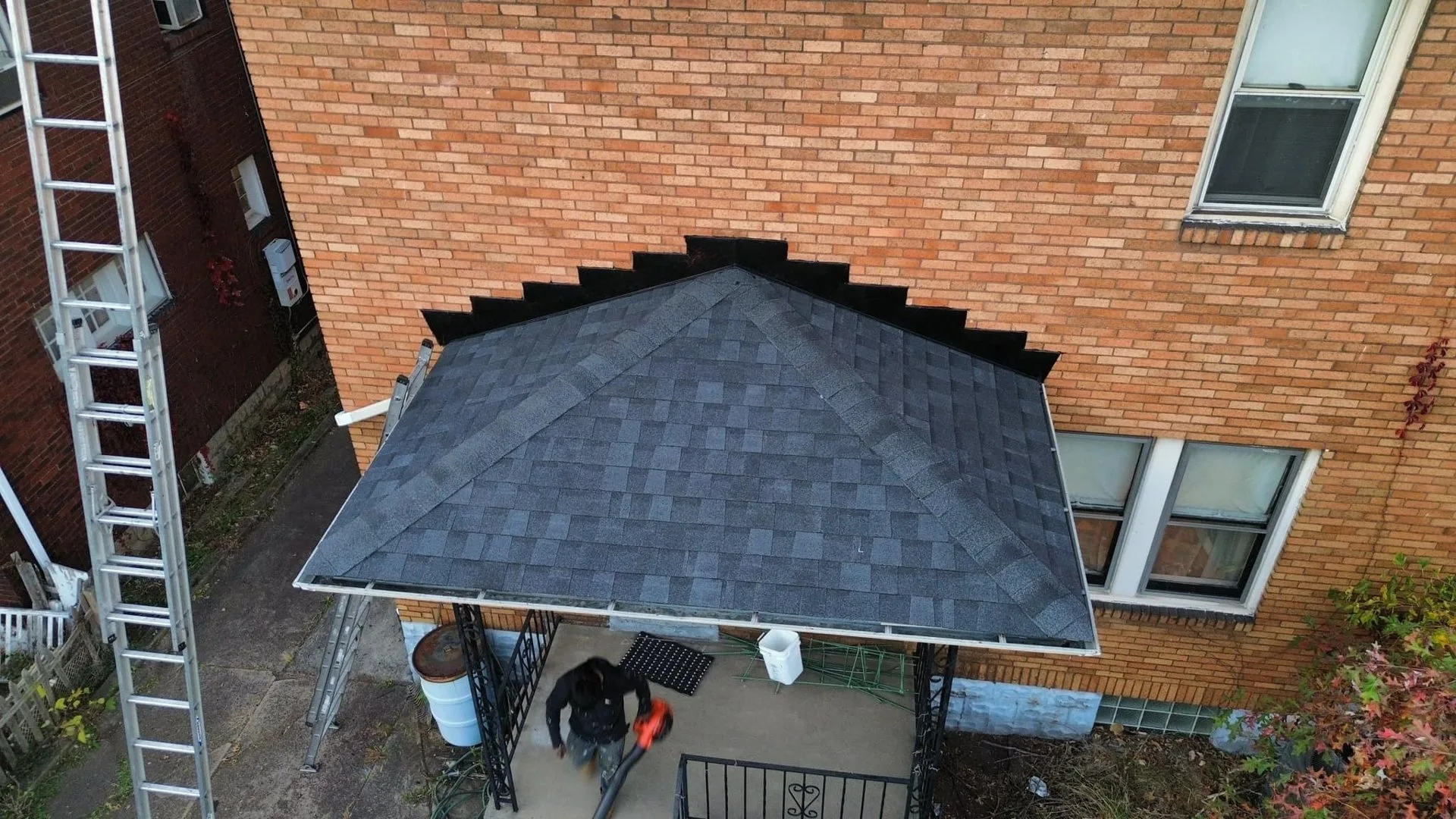 Gutters and downspouts installed by Malick Brothers Exteriors in the Pittsburgh area