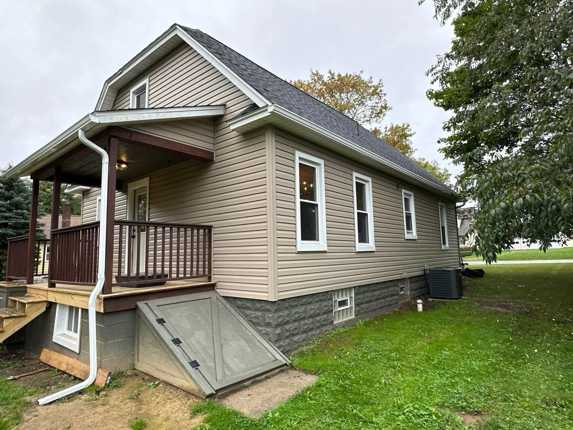 Gutters and downspouts installed by Malick Brothers Exteriors in the Pittsburgh area