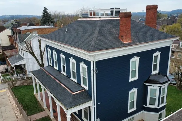 Roof job by Malick Brothers Exteriors in Mt. Washington