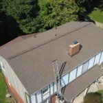 New shingle roof installed by Malick Brothers Exteriors in the Pittsburgh area
