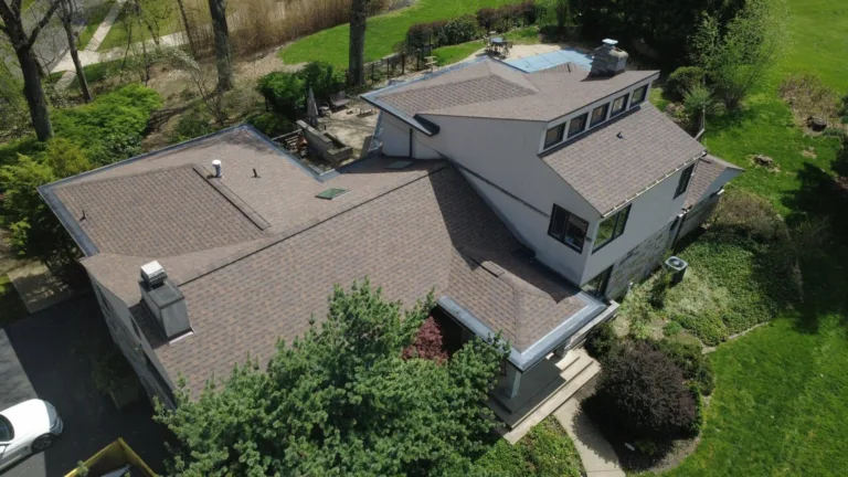 New Atlas shingle roof installed by Malick Brothers Exteriors in Allison Park