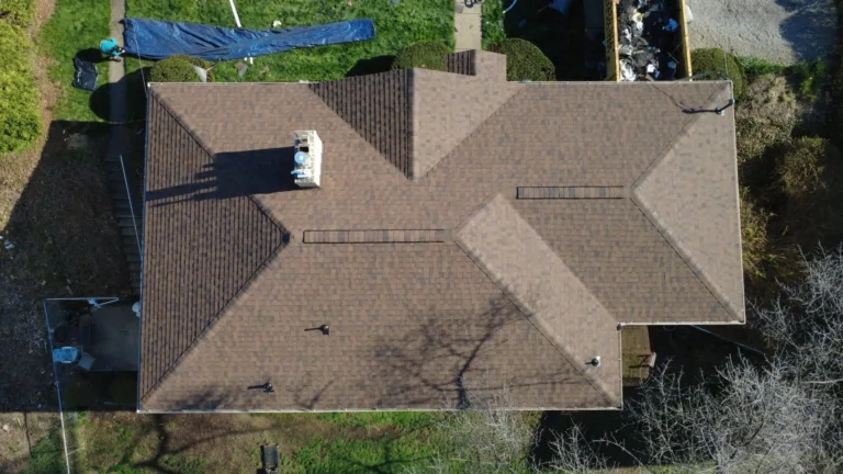 New Atlas shingle roof installed by Malick Brothers Exteriors in Ross Township