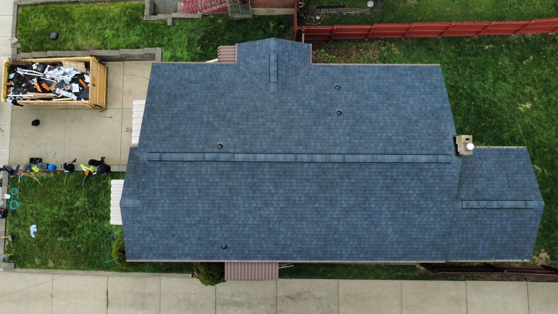 Atlas Black Shadow shingles on a home in Emsworth, PA installed by Malick Brothers Exteriors