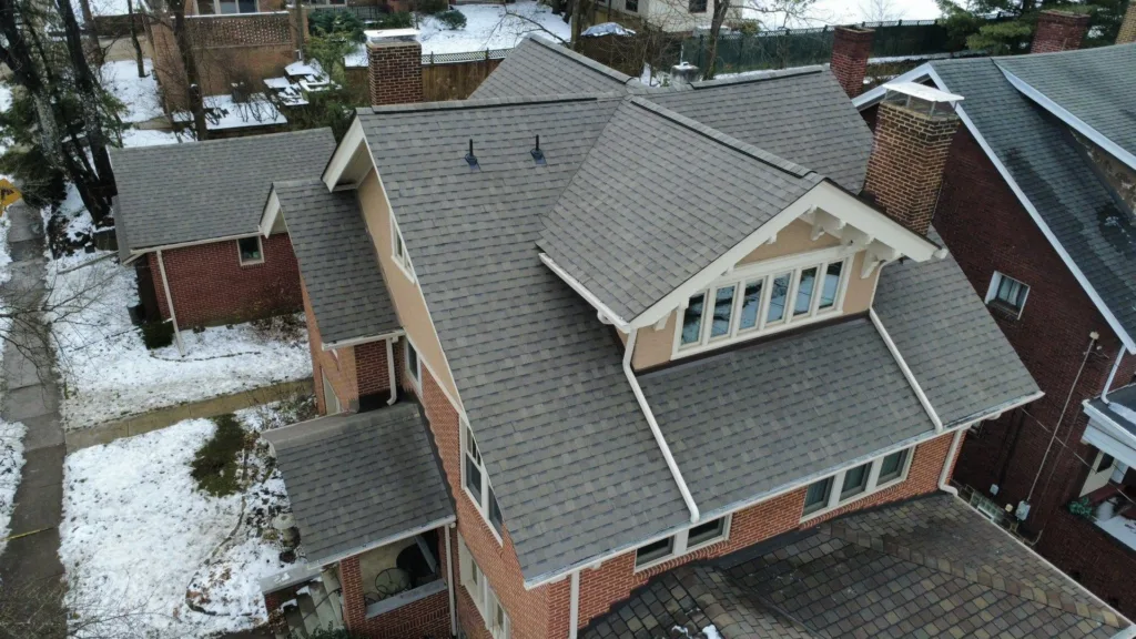 New Atlas shingle roof installed by Malick Brothers Exteriors in Squirrel Hill