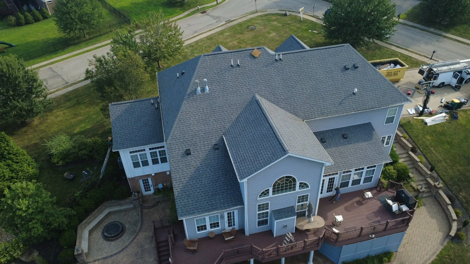 New roof installed by Malick Brothers Exteriors in the Pittsburgh area