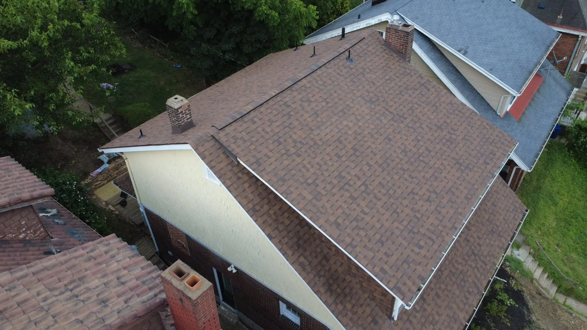 New roof installed by Malick Brothers Exteriors in the Pittsburgh area