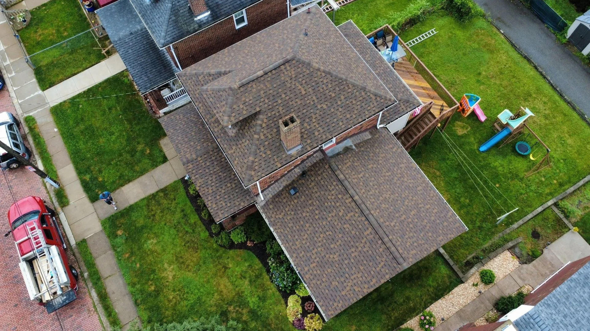 New roof installed by Malick Brothers Exteriors in the Pittsburgh area