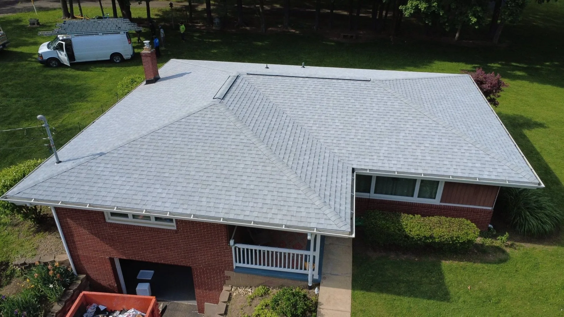 New roof installed by Malick Brothers Exteriors in the Pittsburgh area