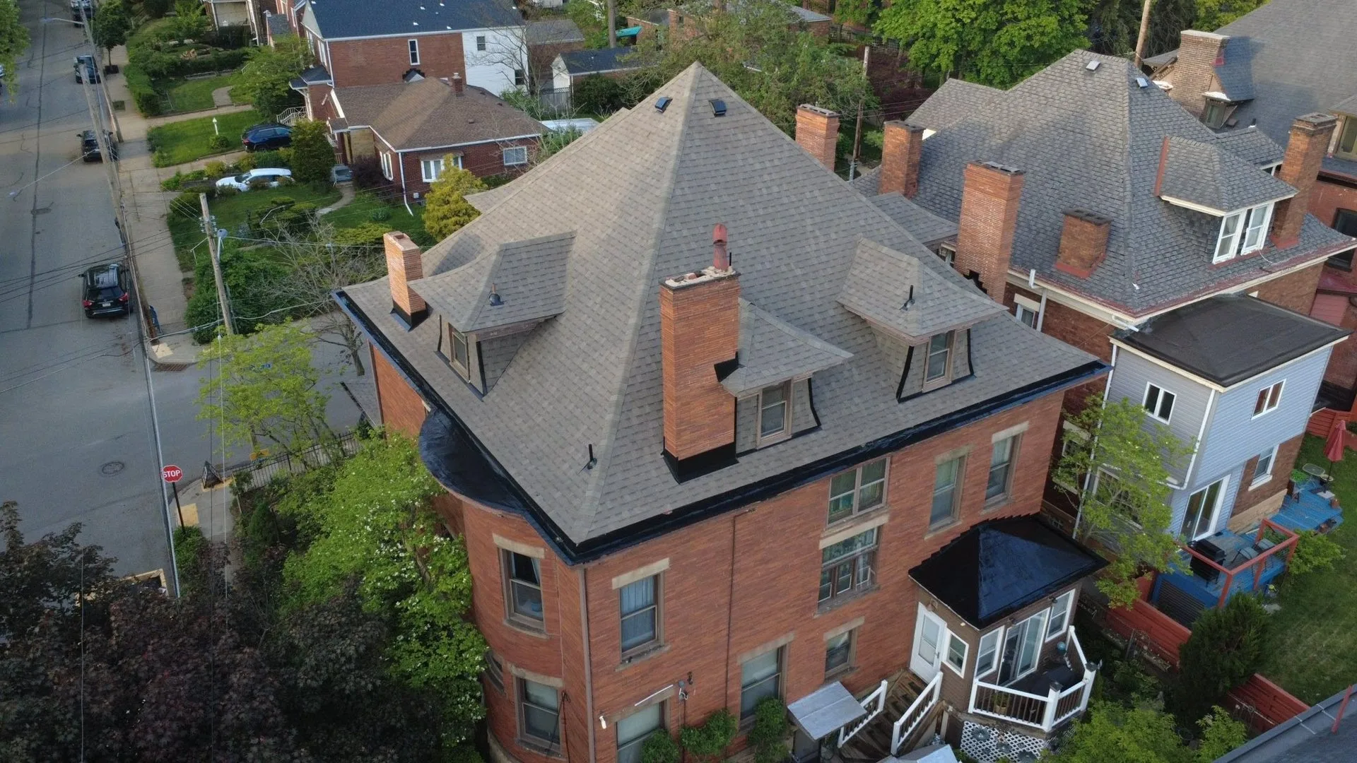 New roof installed by Malick Brothers Exteriors in the Pittsburgh area
