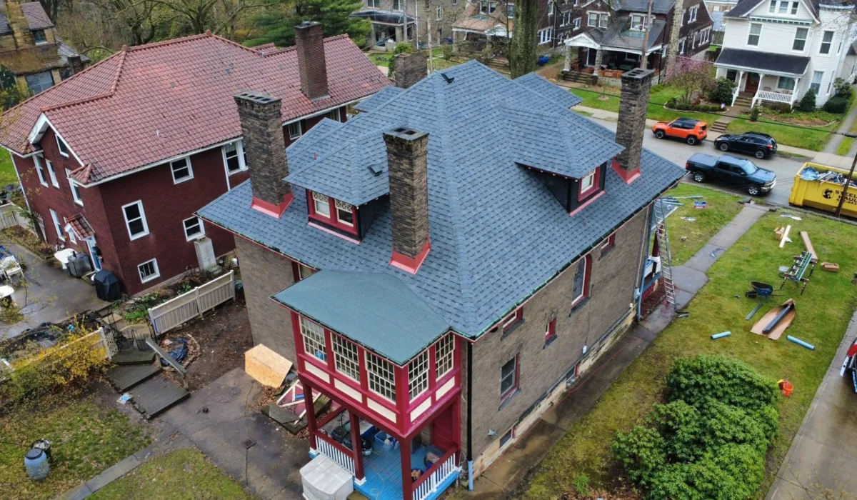 New roof installed by Malick Brothers Exteriors in the Pittsburgh area