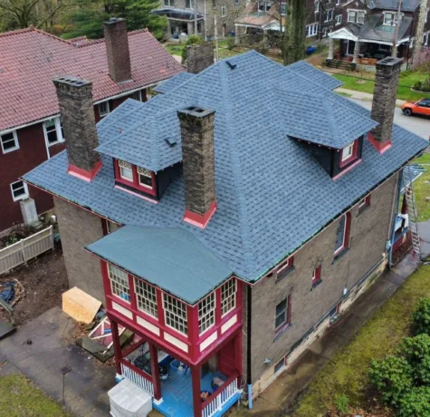 New roof installed by Malick Brothers Exteriors in the Pittsburgh area