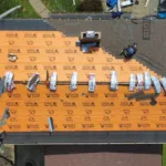 Malick Brothers crew replacing a roof in the Pittsburgh area