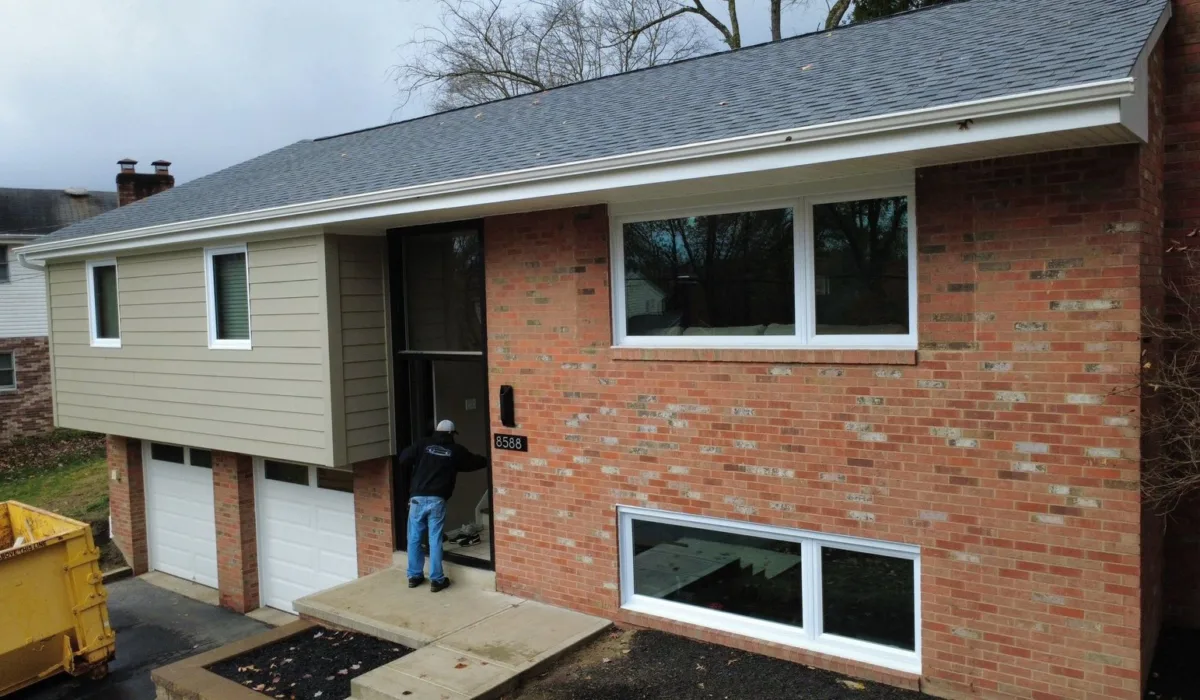New roof, Hardie siding, soffit and gutters by Malick Brothers Exteriors in Ross Township