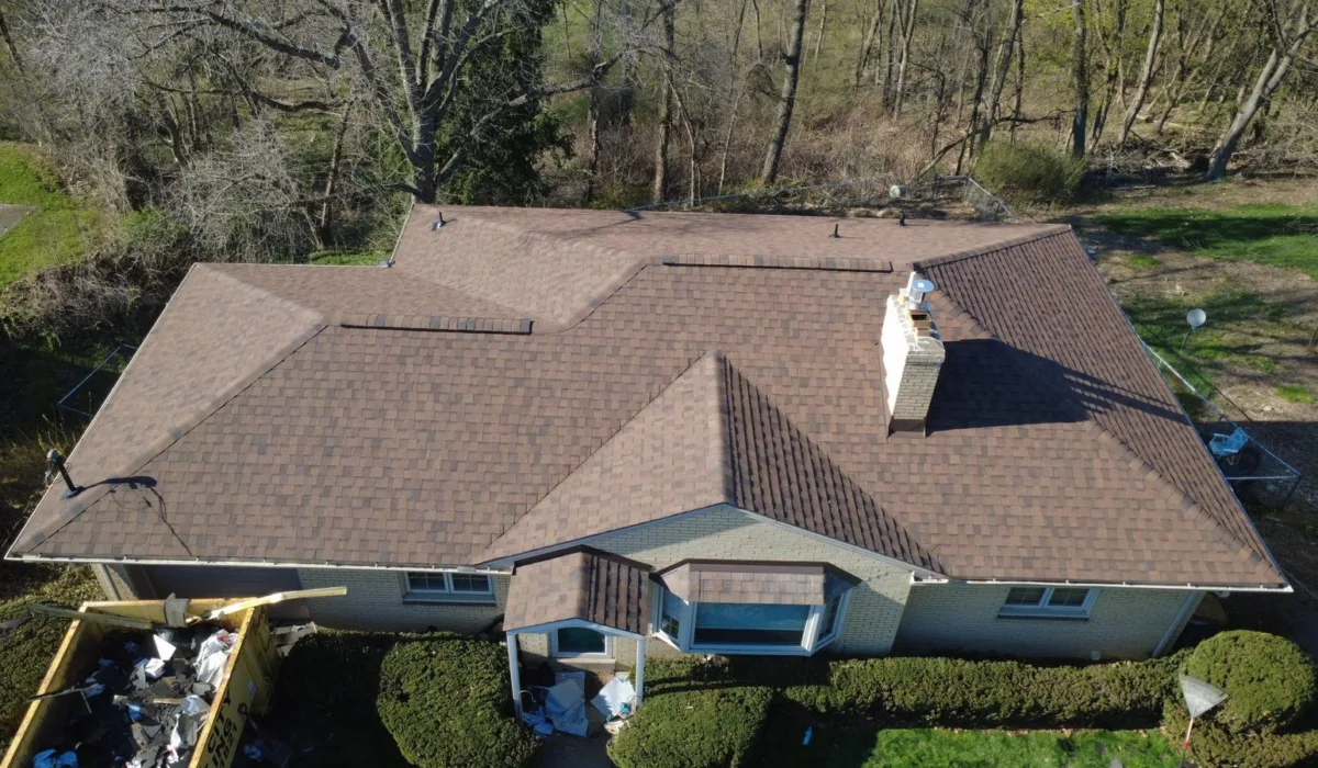 Roof job by Malick Brothers Exteriors in Ross Township