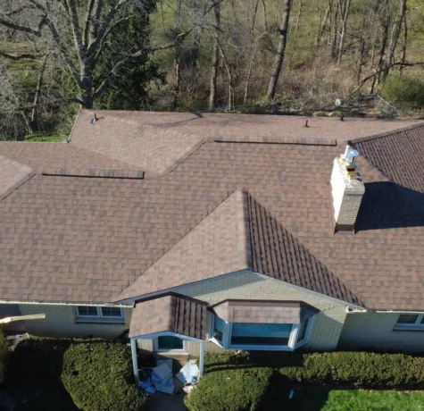 Roof job by Malick Brothers Exteriors in Ross Township