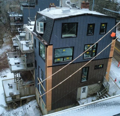 New siding installed by Malick Brothers Exteriors in the Pittsburgh area
