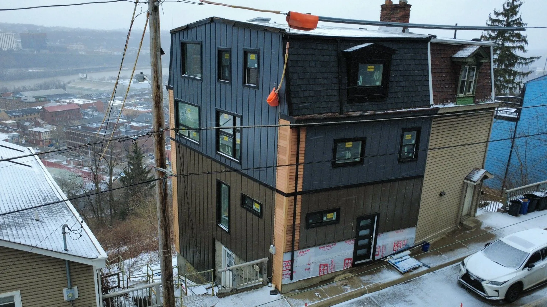 New siding installed by Malick Brothers Exteriors in the Pittsburgh area
