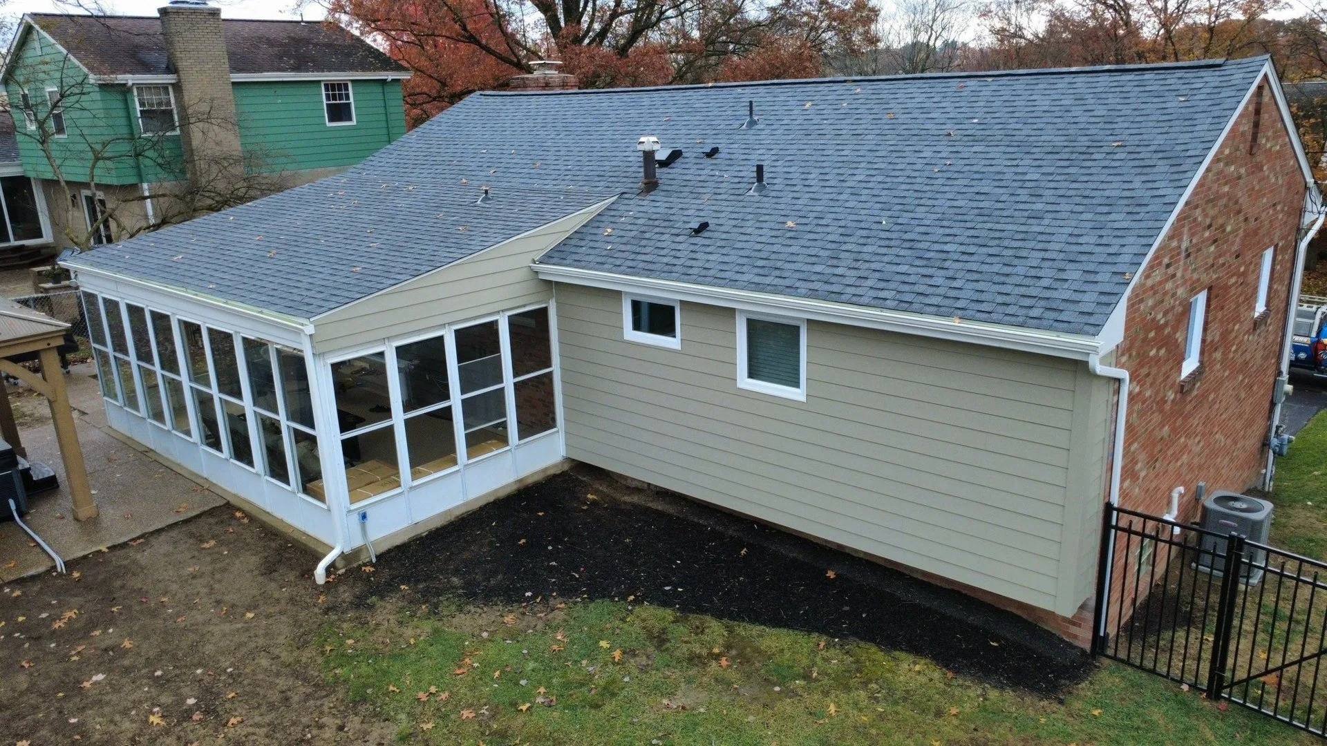 New roof, James Hardie siding, soffit, fascia and gutters in Ross Township by Malick Brothers Exteriors