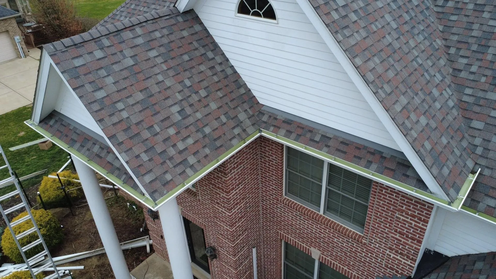 Soffit and fascia work by Malick Brothers Exteriors in the Pittsburgh area