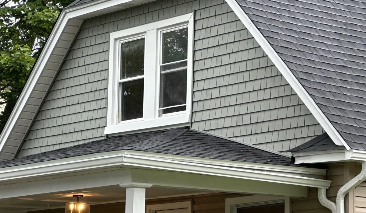 Soffit and fascia work by Malick Brothers Exteriors in the Pittsburgh area