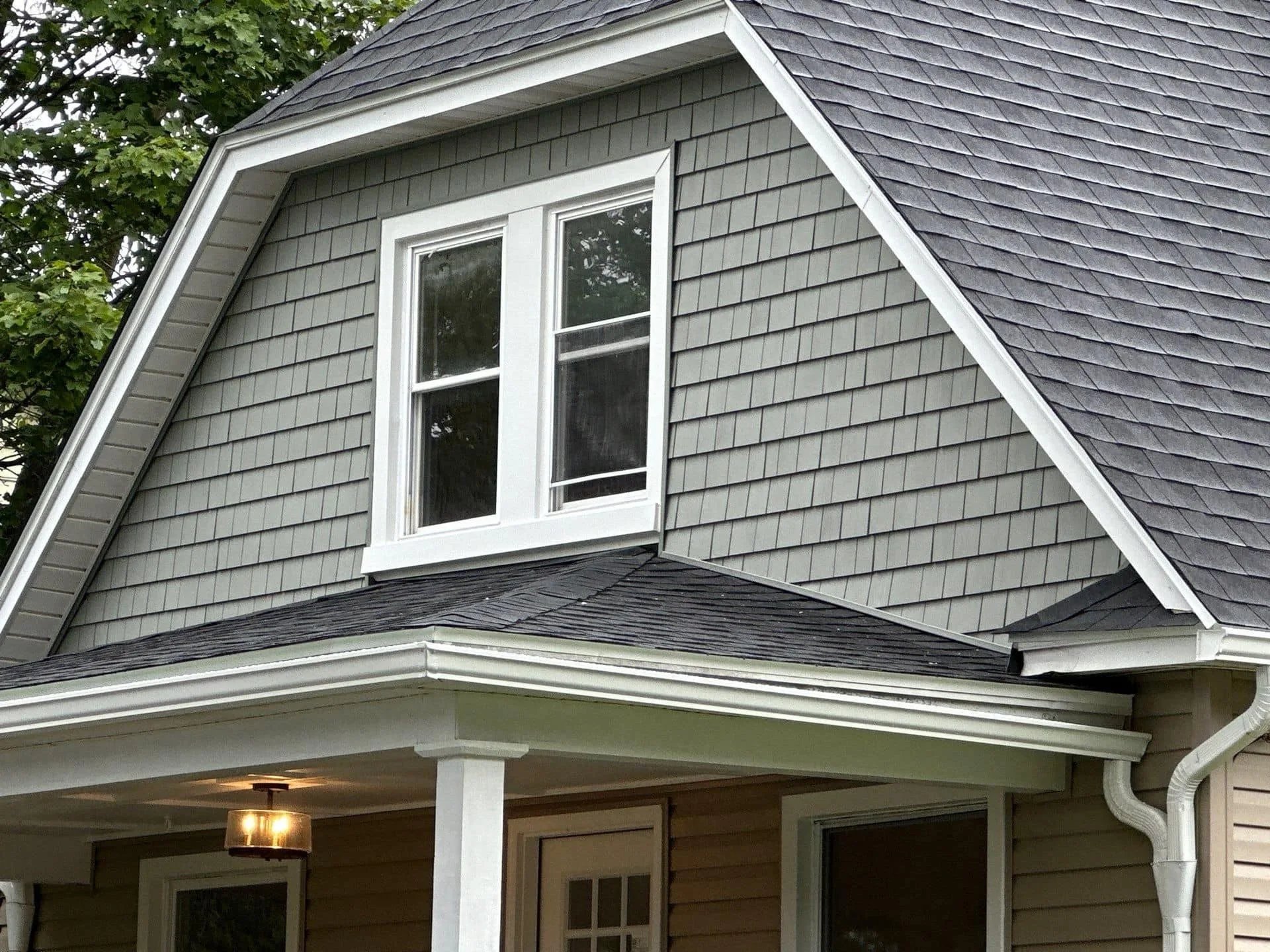 Soffit and fascia work by Malick Brothers Exteriors in the Pittsburgh area