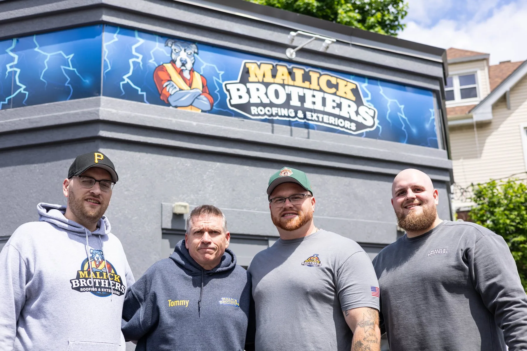 The Malick Brothers team at the West View shop